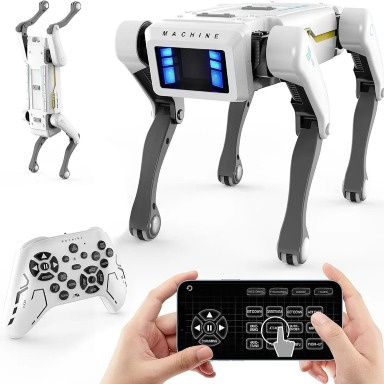 Smart Robot Dog – Programmable AI Interactive Toy with Remote & App Control
