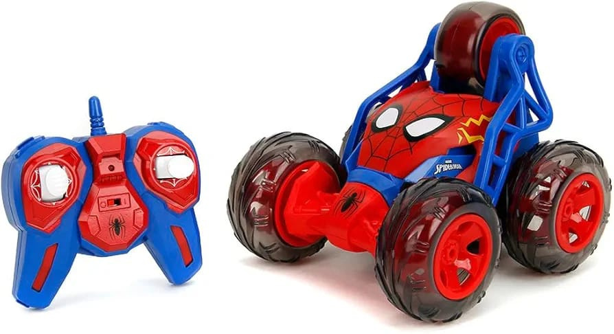 Jada Toys Marvel Spider-Man RC Stunt Car 2.4GHz Remote Control Vehicle