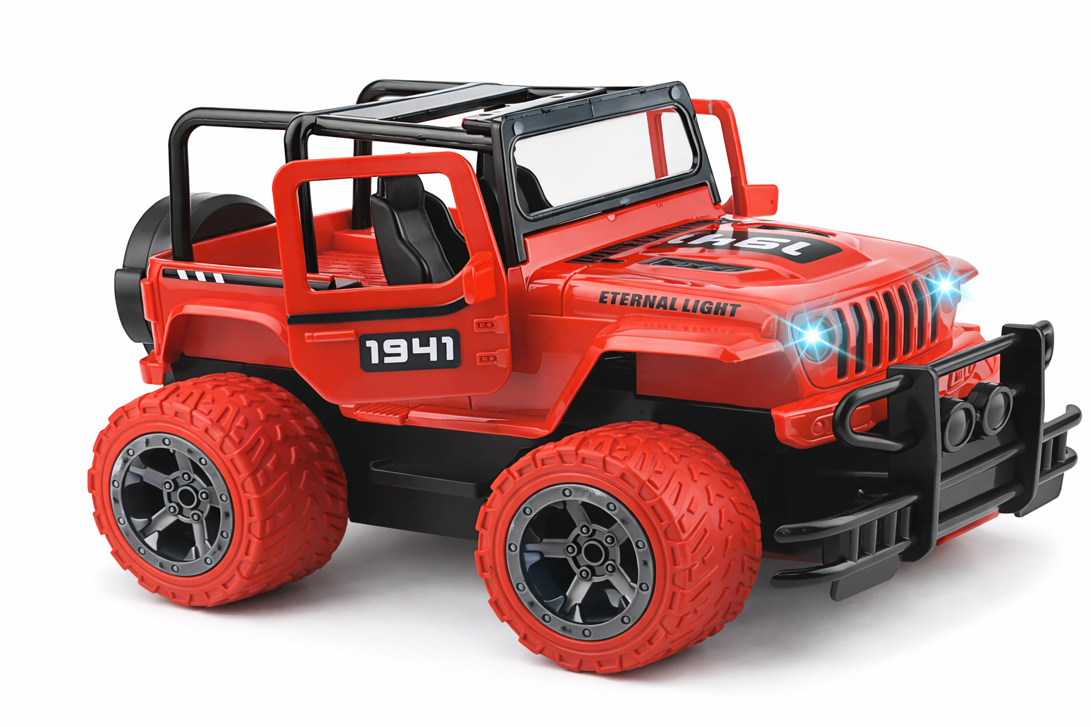WISHKEY 1:14 Scale Remote Control Jeep Toy Car – Available in Red, Green & Blue
