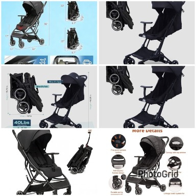Portable Baby Stroller with Automatic Fold – Lightweight & Travel-Friendly