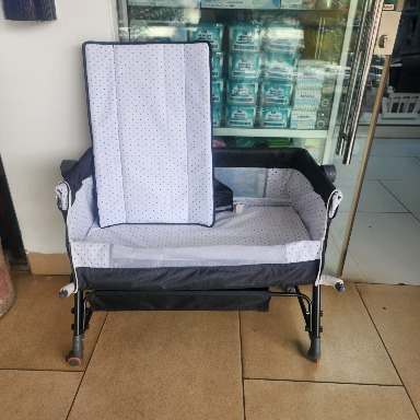 Dark Grey 3-in-1 Portable Baby Bassinet, Bedside Sleeper & Co-Sleeper Cradle