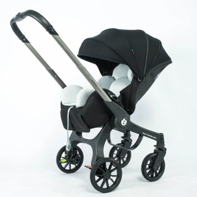 4-in-1 Plus Baby Stroller Travel System – Reversible Seat, Carry Cot & Infant Car Seat