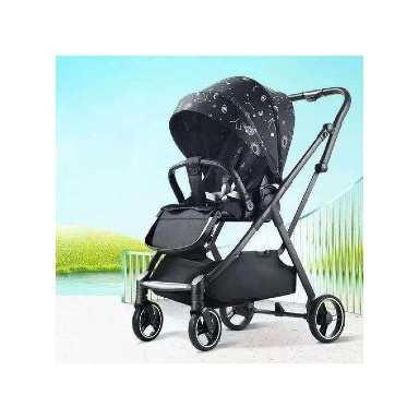 Gokke Lightweight Reversible Baby Stroller – Foldable Travel Pushchair with Constellation Canopy