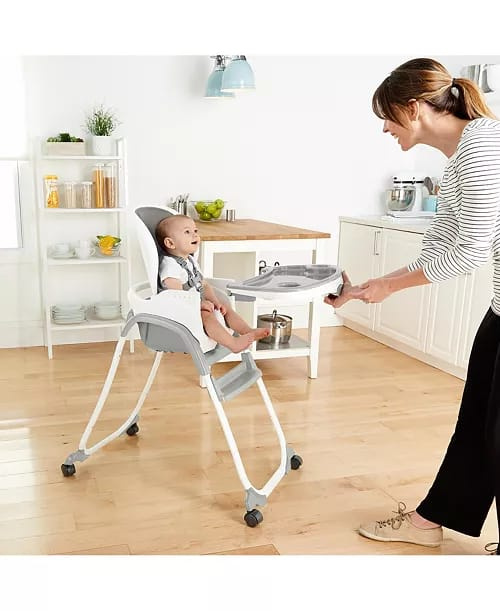 Ingenuity SmartClean Trio Elite 3-in-1 Convertible High Chair – Gray