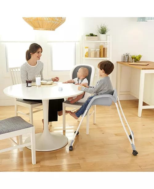 Ingenuity SmartClean Trio Elite 3-in-1 Convertible High Chair – Gray
