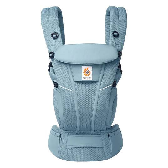 Ergobaby Omni Breeze Breathable Mesh Baby Carrier – Light Blue | Ergonomic Newborn to Toddler Carrier