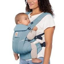 Ergobaby Omni Breeze Breathable Mesh Baby Carrier – Light Blue | Ergonomic Newborn to Toddler Carrier