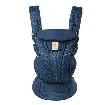 Ergobaby Omni Breeze Baby Carrier – Navy Blue Breathable Mesh 4-Position Carrier