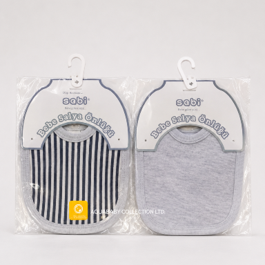 Sebi Bebe 2-Pack Waterproof Baby Feeding & Drool Bibs