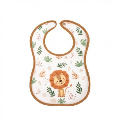 Sevi Bebe Small EVA Baby Bib – Flying Leaves Design