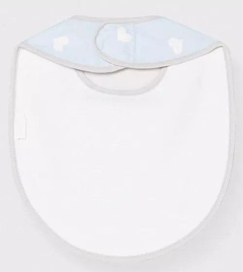 Babyjem Cotton Baby Bib with Pacifier Holder